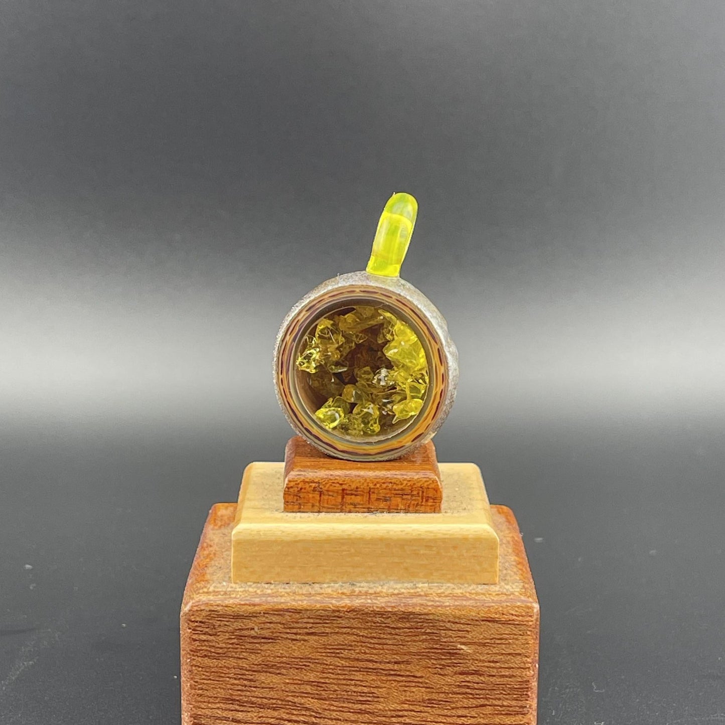 Glass Sector Geode Pendants - Glassets