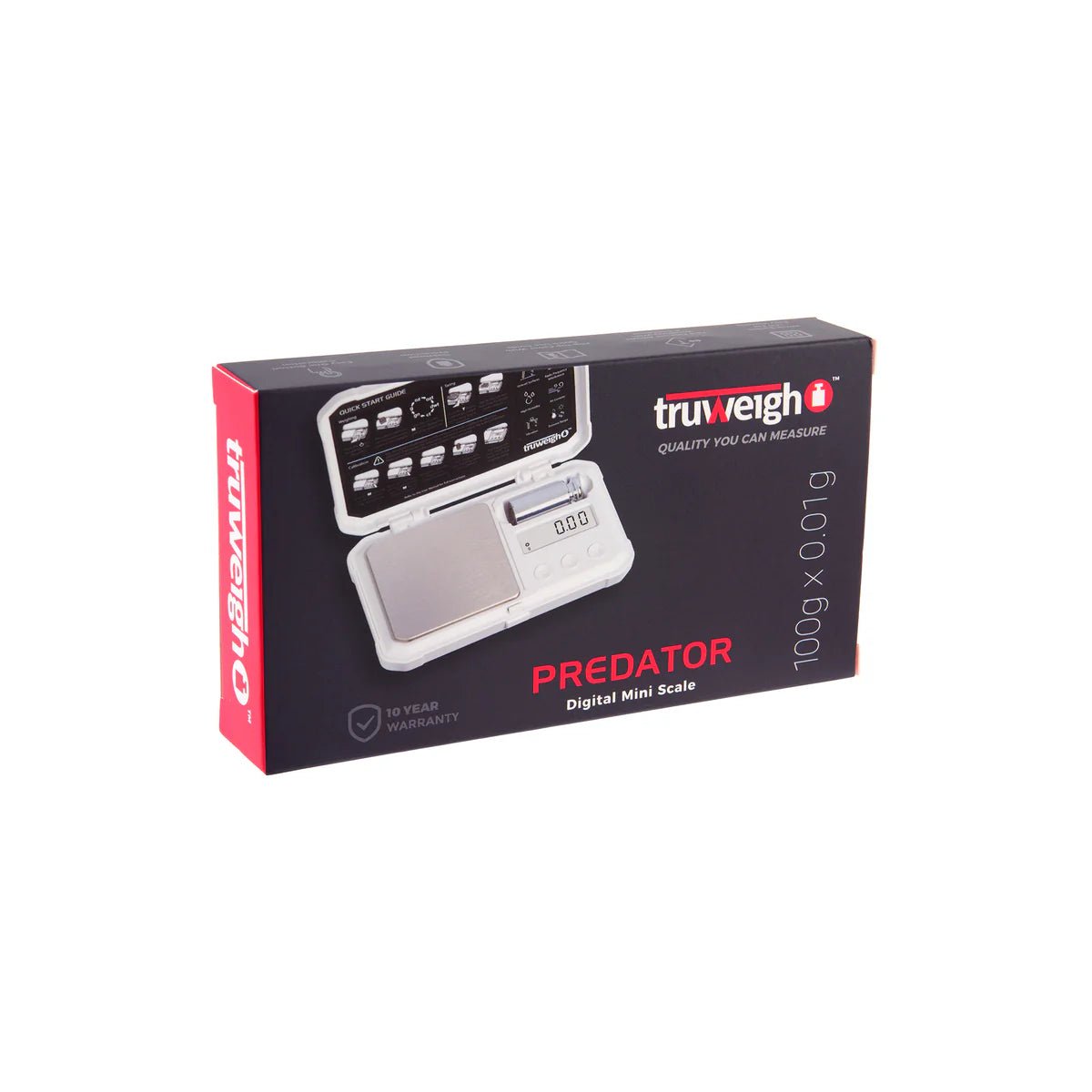 Truweigh Predator Mini 100gx.01g - Glassets