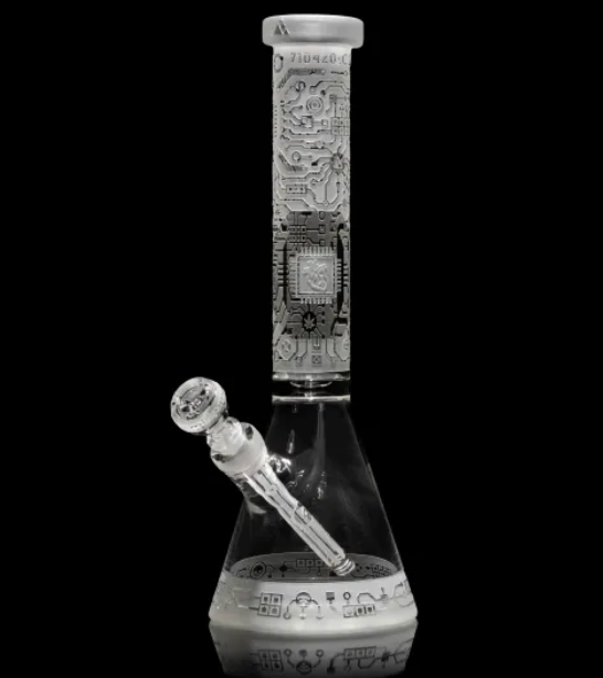 Milkyway Glass Circuitboard 15″ Clear Beaker