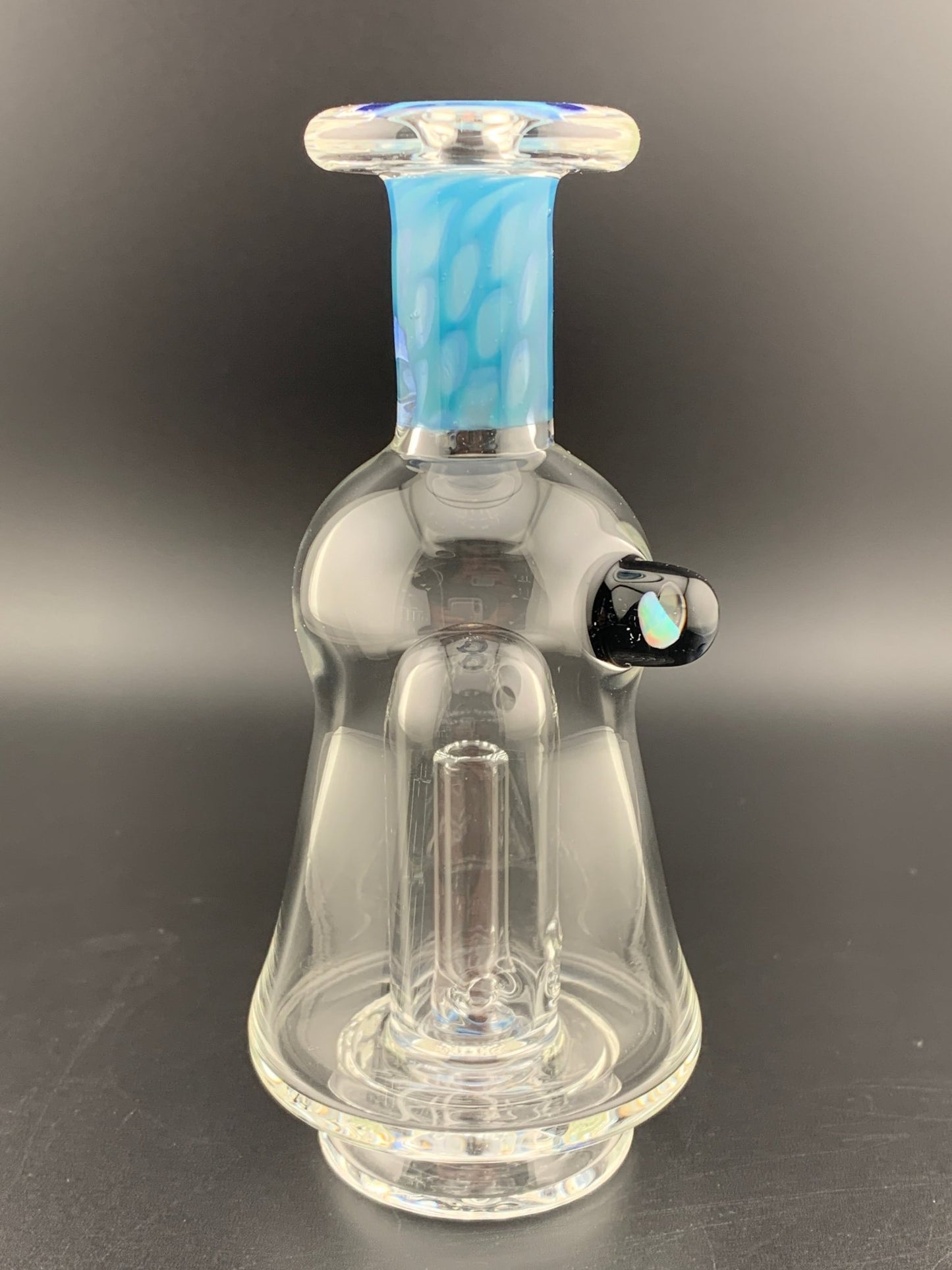 AJ Surf City Glass Puffco Peak Attachment Clear W/ Accent - Glassets