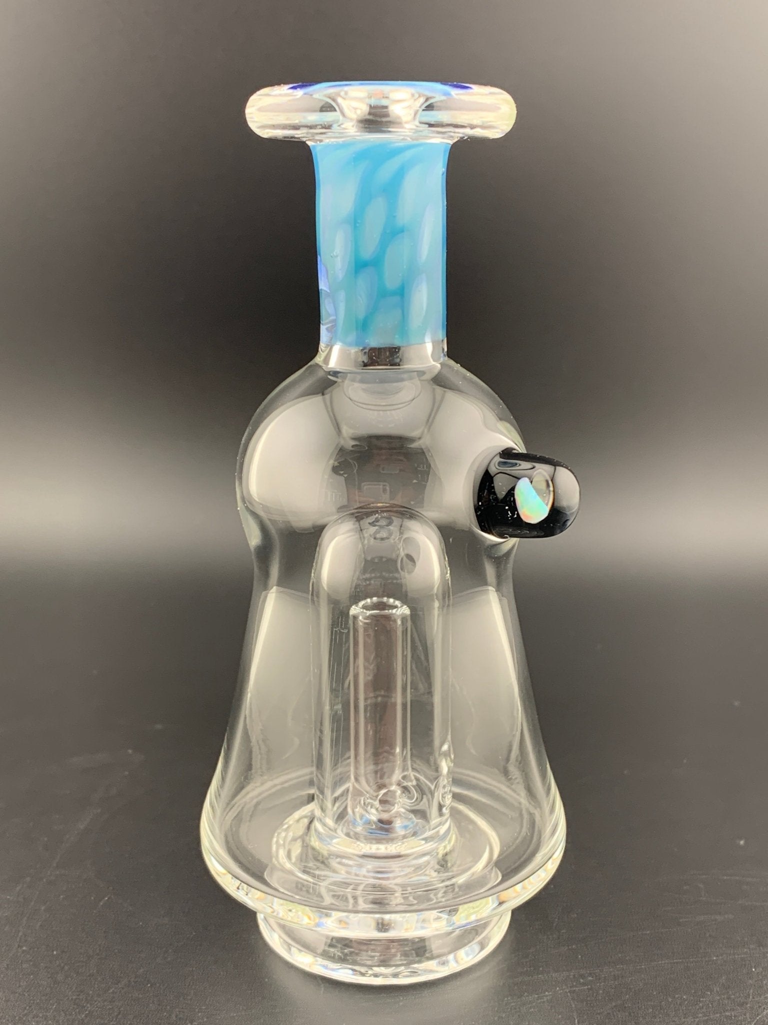AJ Surf City Glass Puffco Peak Attachment Clear W/ Accent - Glassets
