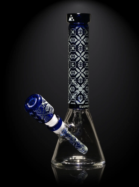 Milkyway Glass Elemental 11″ Beaker