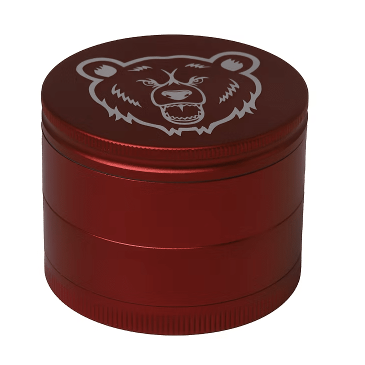 Bear Quartz 60mm 4-Piece Aluminum Grinder - Glassets