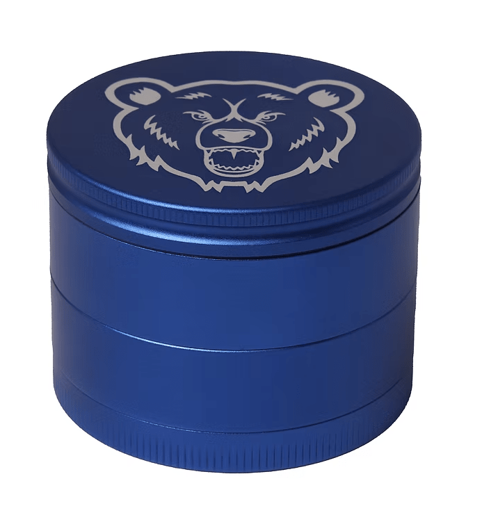 Bear Quartz 60mm 4-Piece Aluminum Grinder - Glassets