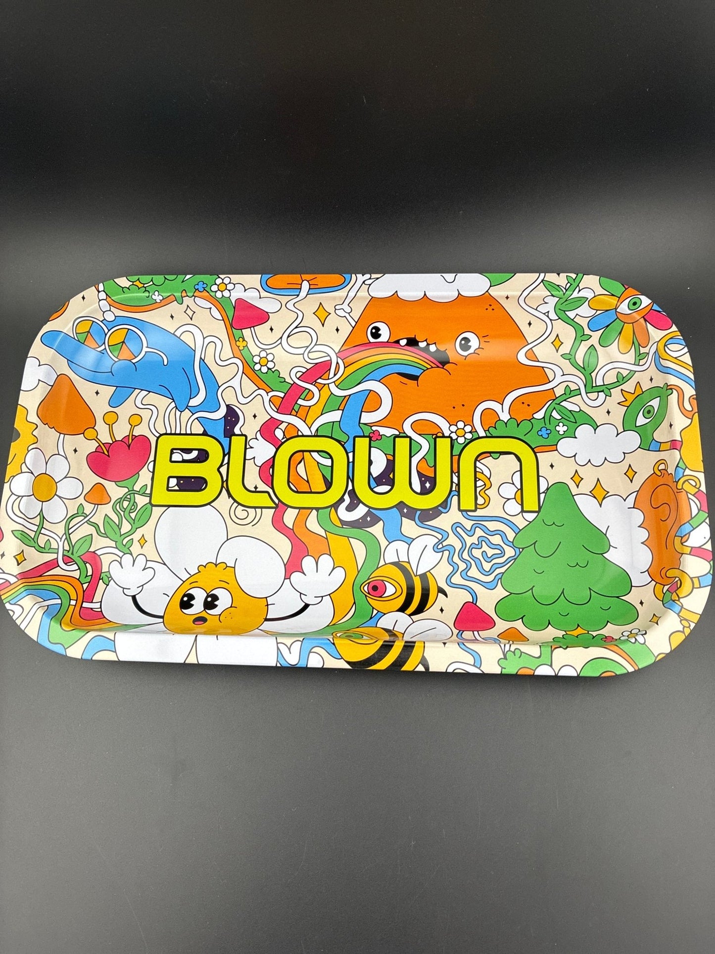 Blown Small Rolling Trays - Glassets