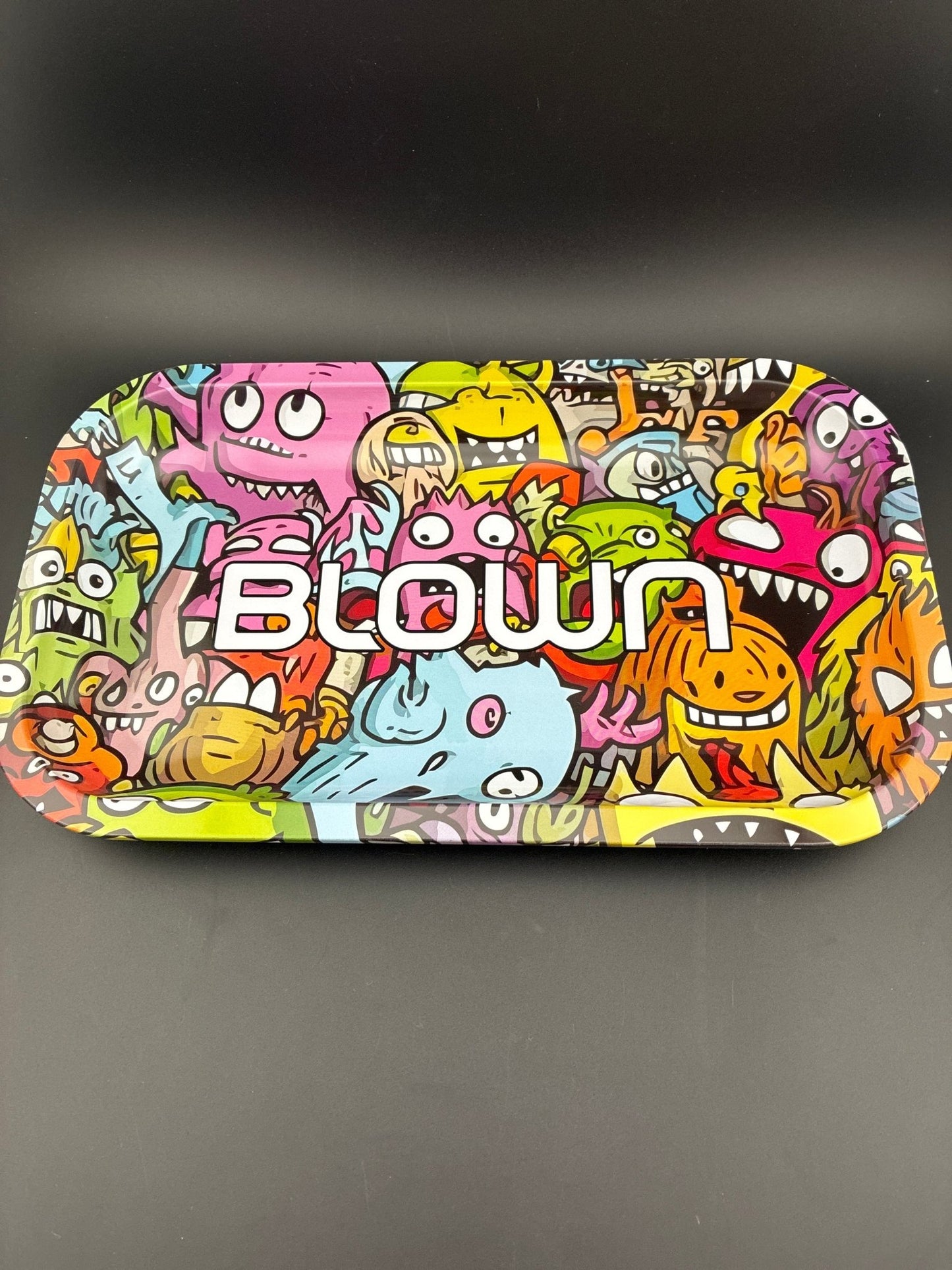 Blown Small Rolling Trays - Glassets