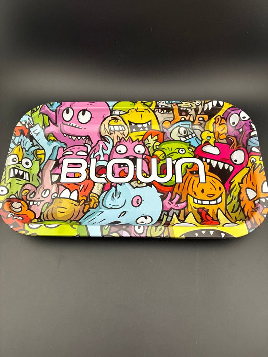 Blown Small Rolling Trays - Glassets