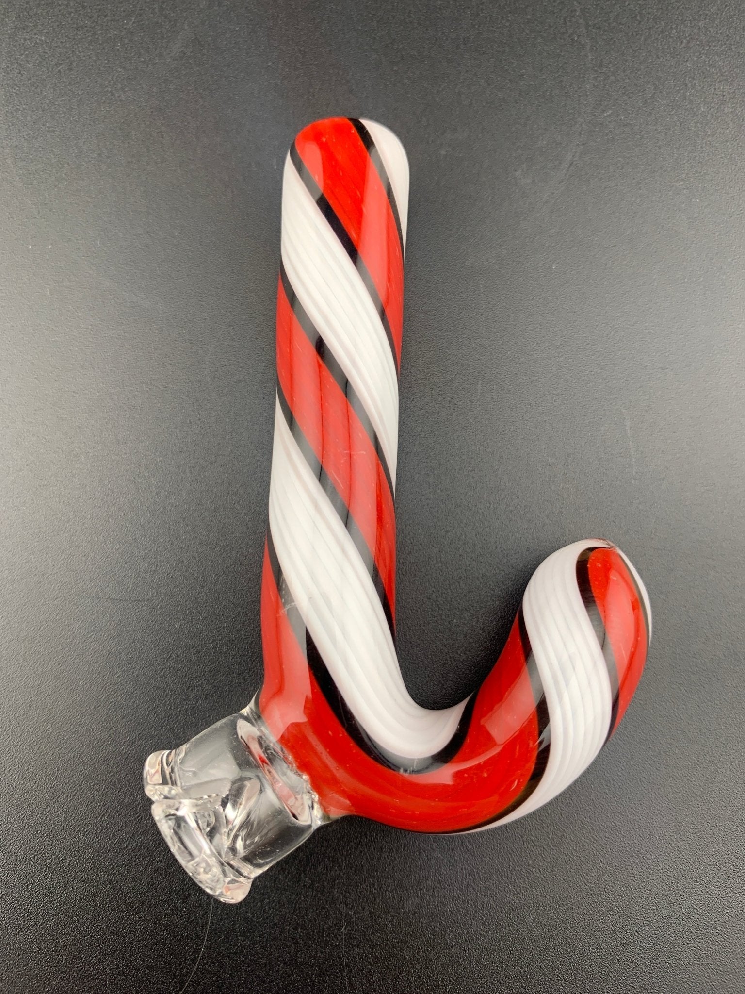 Candy Cane Glass Mouthpiece Attachment for Puffco Pivot - Glassets