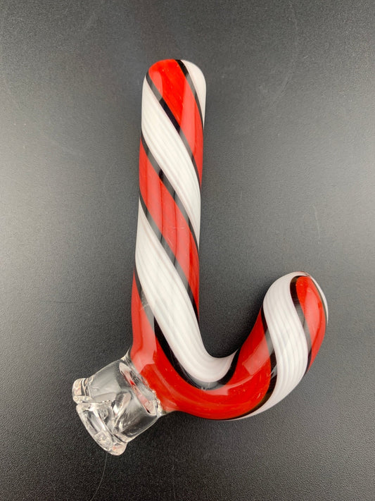 Candy Cane Glass Mouthpiece Attachment for Puffco Pivot - Glassets