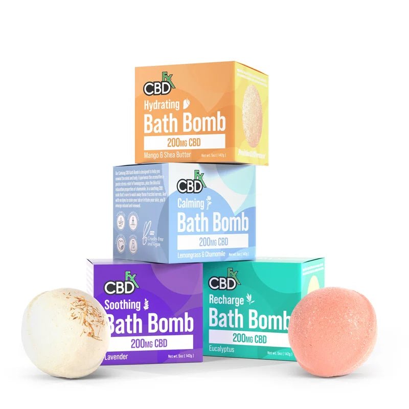 CBDfx 200mg Bath Bombs - Glassets