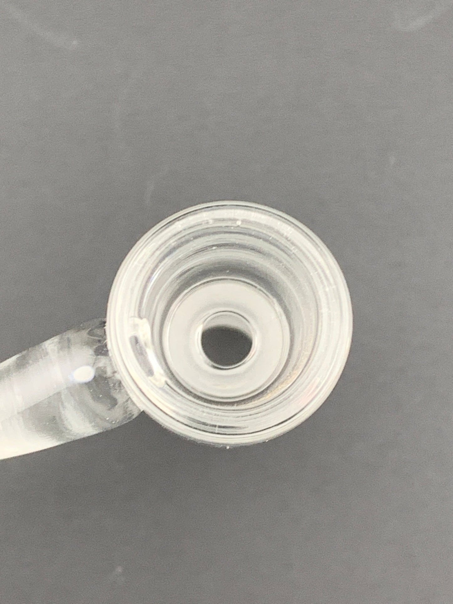 Clear Tea Cup W/ Long Horn Slide - Glassets