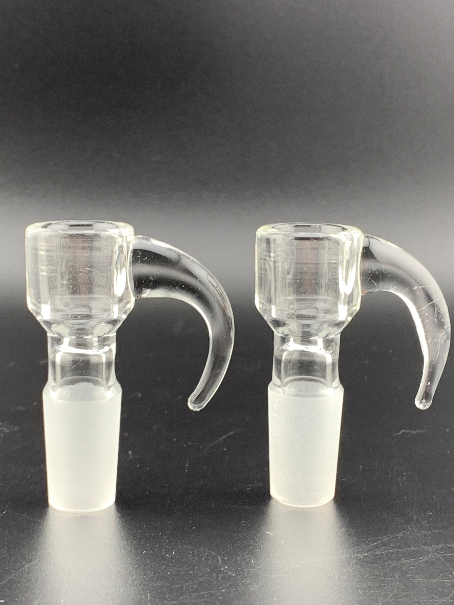 Clear Tea Cup W/ Long Horn Slide - Glassets