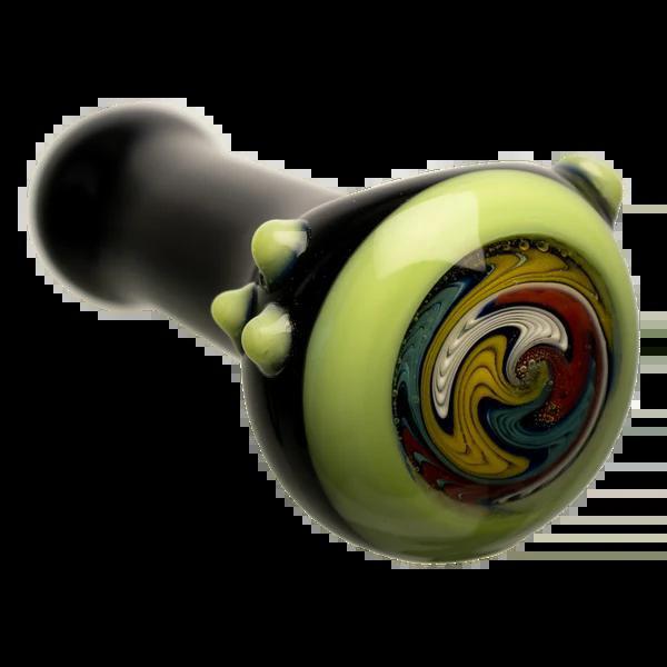 Encore Glass 5"" Spoon w/ Reveral Design & Slyme Colors - Glassets