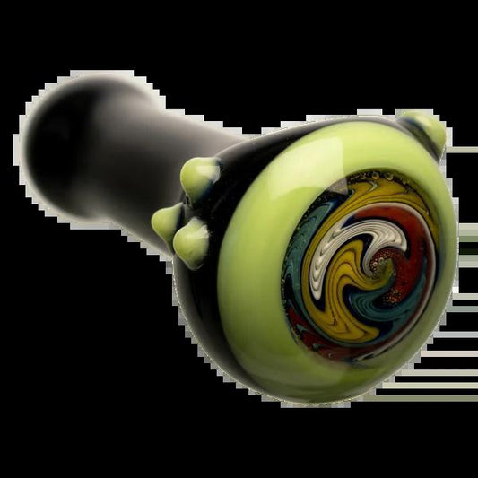 Encore Glass 5"" Spoon w/ Reveral Design & Slyme Colors - Glassets
