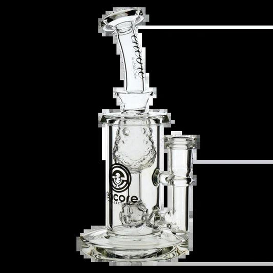 Encore Glass 8" UV Pineapple Incycler - Glassets