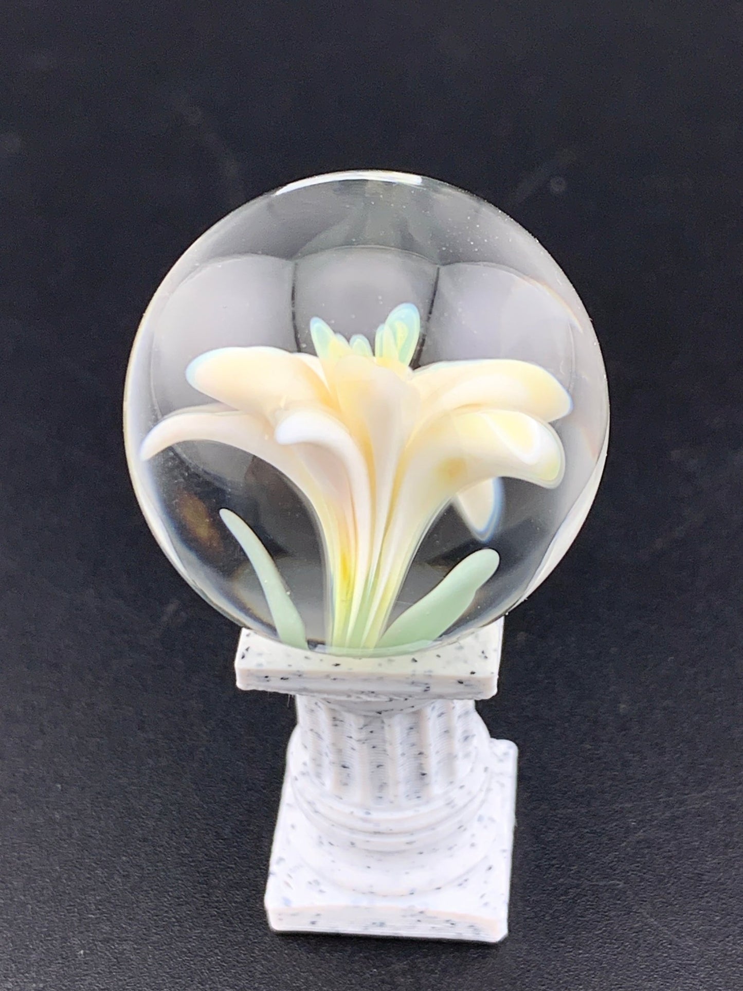 Glass Sector Flower Implosion Marble - Glassets