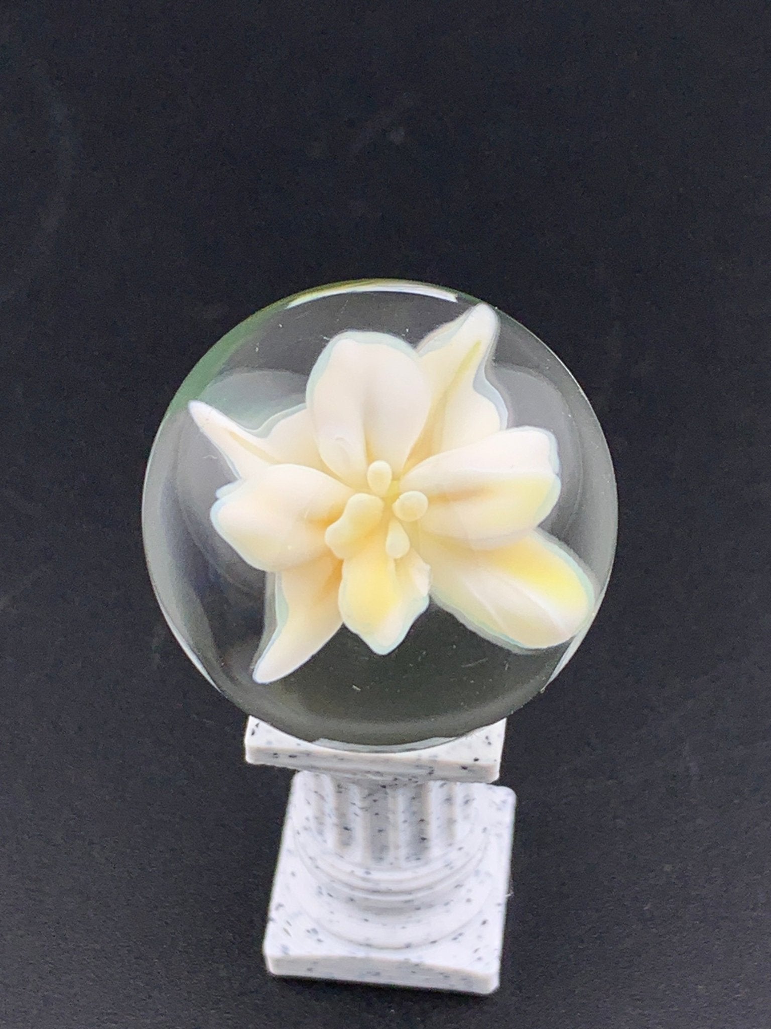 Glass Sector Flower Implosion Marble - Glassets