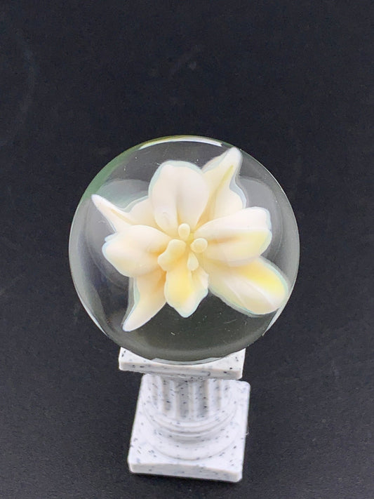 Glass Sector Flower Implosion Marble - Glassets