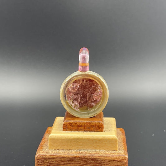 Glass Sector Geode Pendants - Glassets