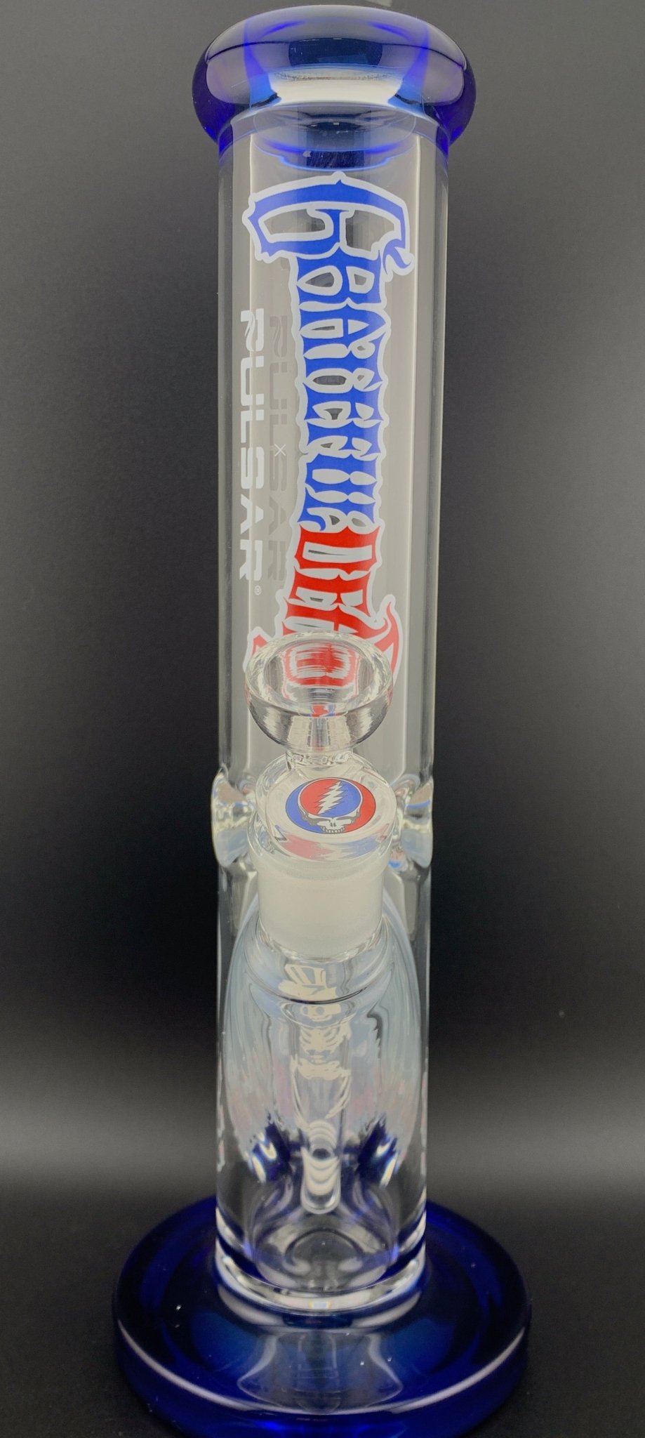 Grateful Dead x Pulsar Space Your Face 12" Straight Tube Pipe - Glassets