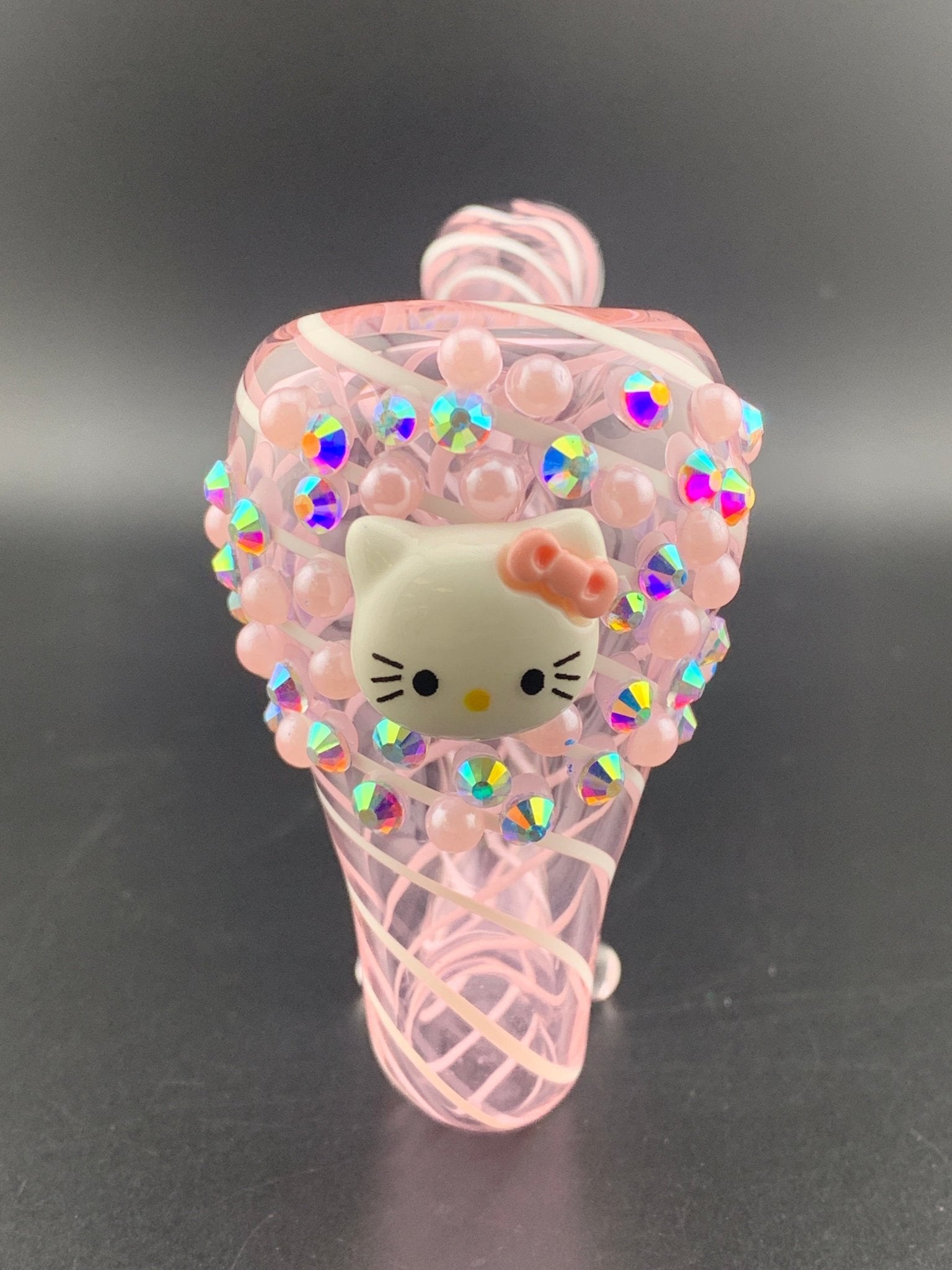Greetings Kitty Glass Sherlock Pipe - Glassets