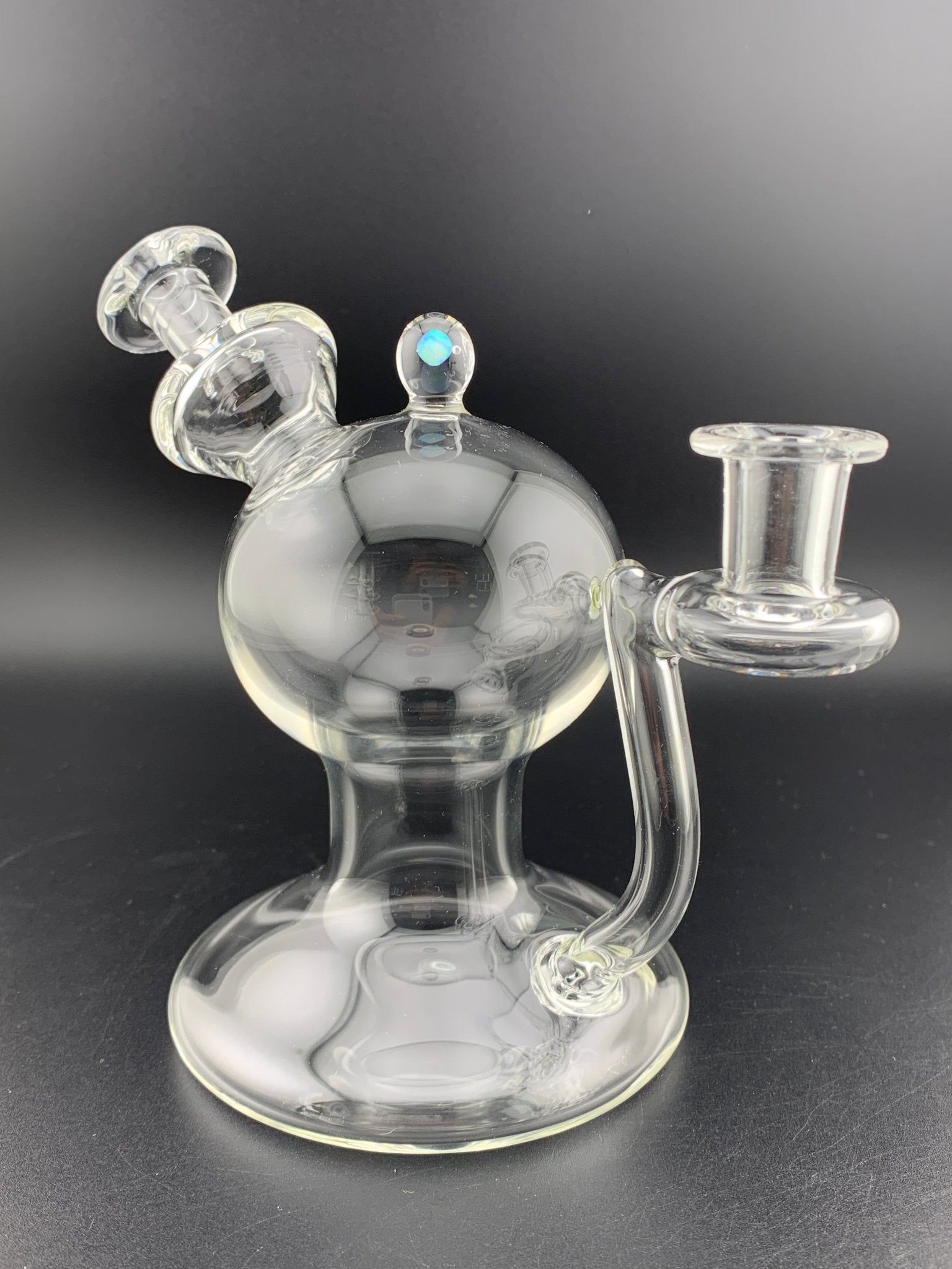 Lid Glass Layback Clear - Glassets