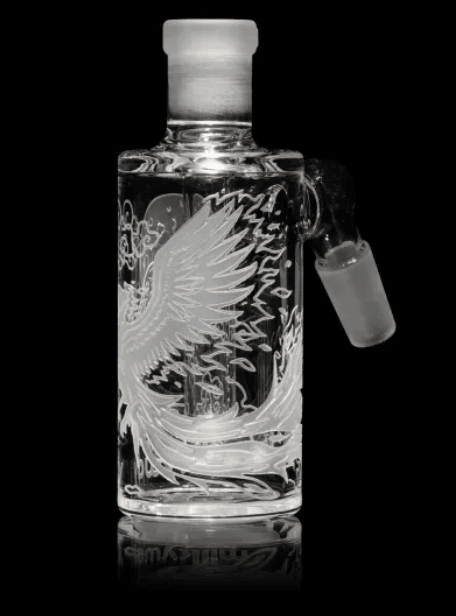 Milkyway Glass Clear Wet Ash Catchers - Glassets