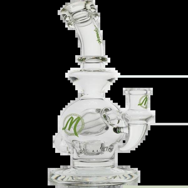 Monark Glass Clear Ball Rig - Glassets