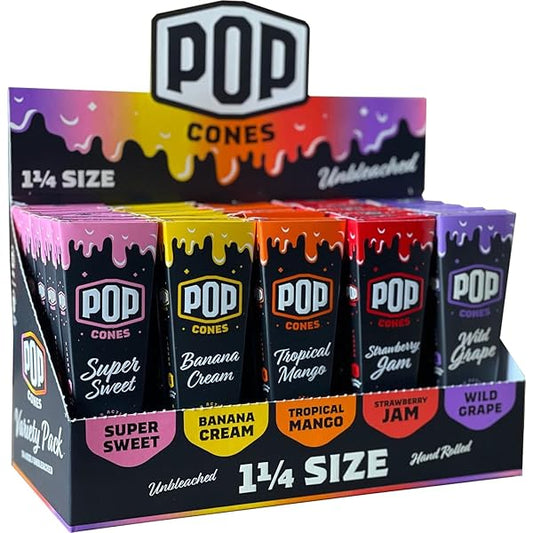 Pop Cones Ultra Thin 1 1/4 - Glassets