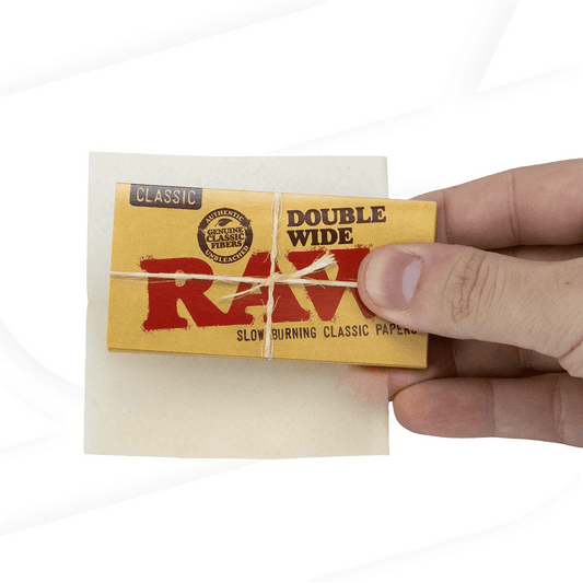 Raw Double Wide Rolling Papers - Glassets