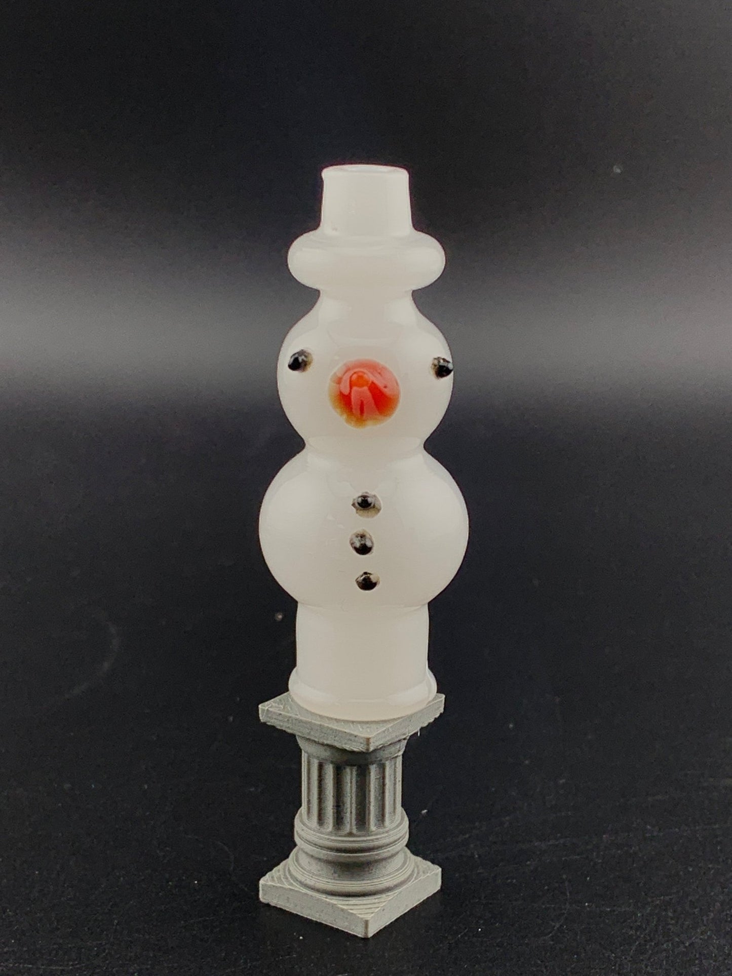 Snowman Glass Mouthpiece Attachment for Puffco Pivot - Glassets