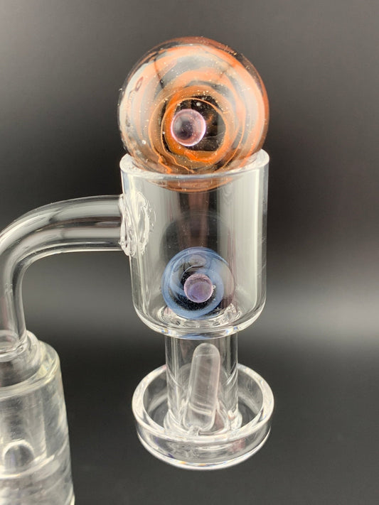 Terpvac W/ Dichro Cap and Clear Pill - Glassets