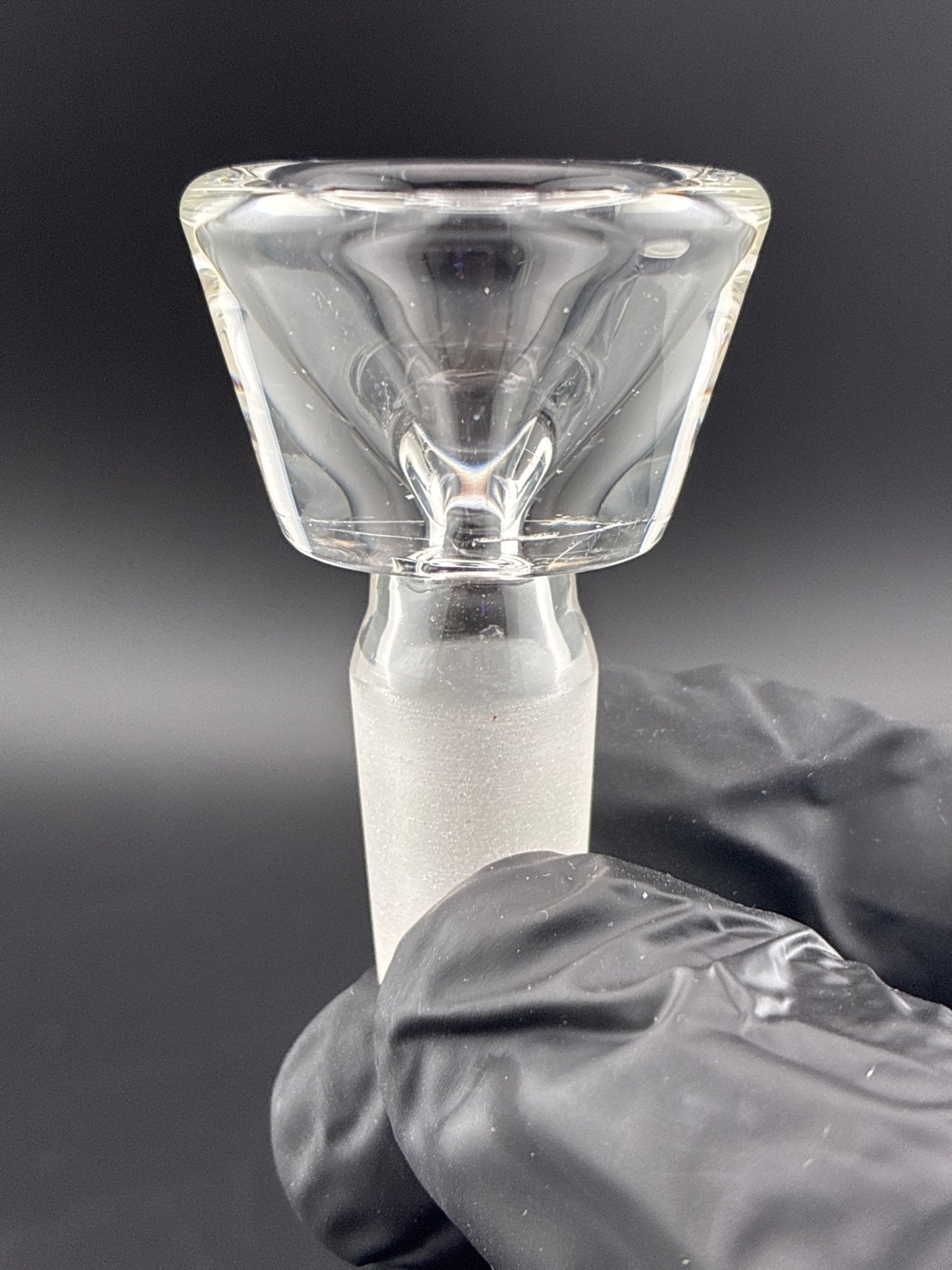 Thick Wall Funnel Slide Clear (14mm) - Glassets