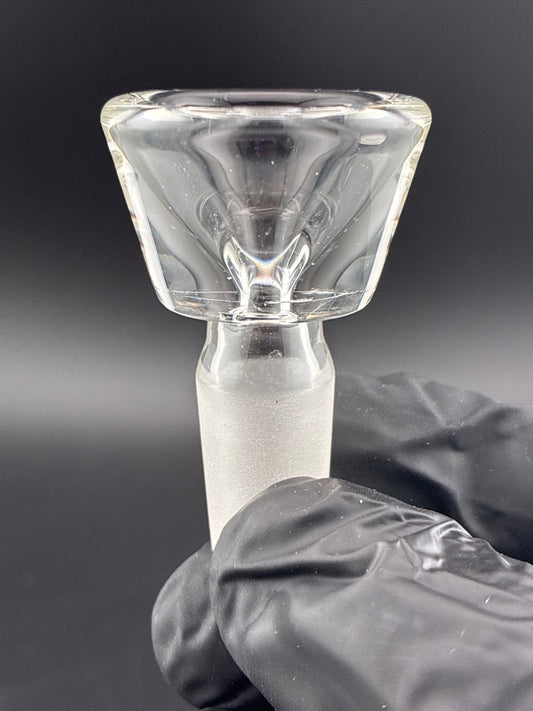 Thick Wall Funnel Slide Clear (14mm) - Glassets