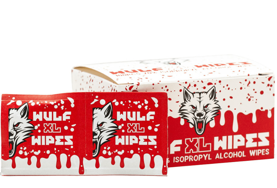 Wulf XL Alcohol Wipes - Glassets