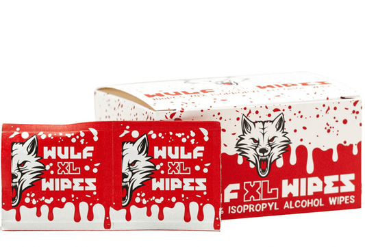 Wulf XL Alcohol Wipes - Glassets