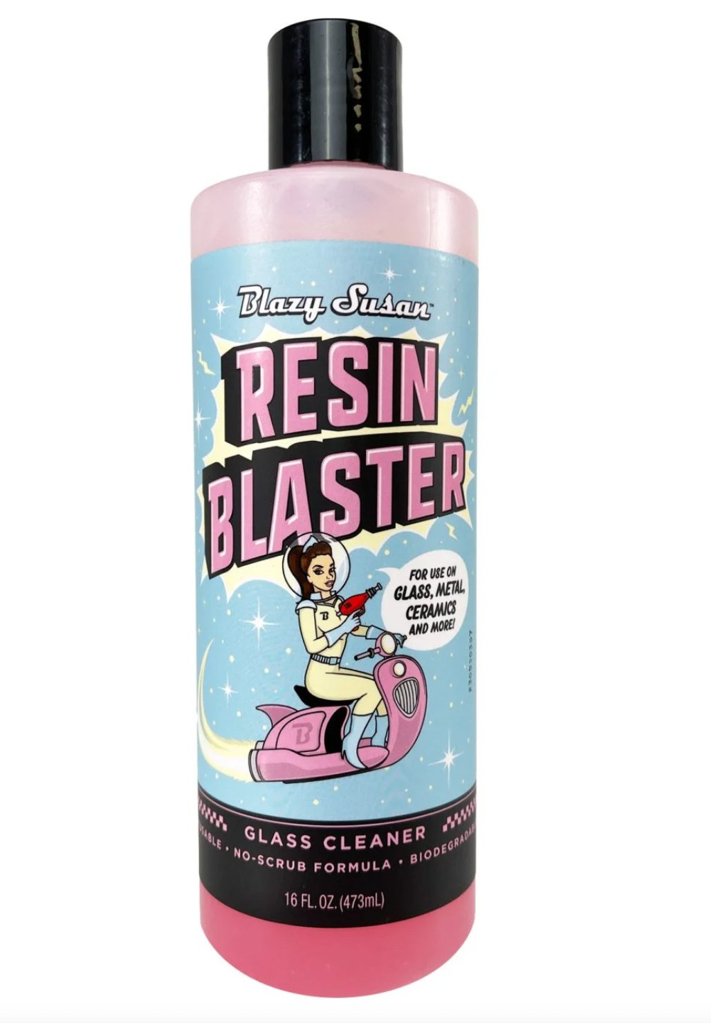 Blazy Susan Resin Blaster Glass Cleaner 16oz - Glassets