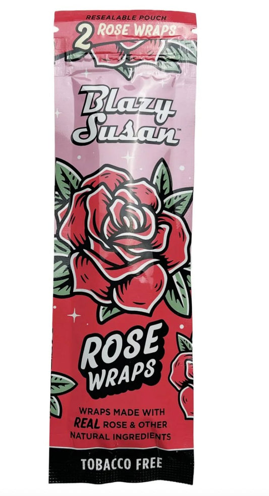 Blazy Susan Rose Wraps - Glassets