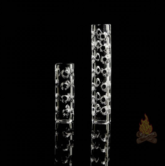 Campfire Quartz Hollow Quartz Pillar W/ Holes - Glassets