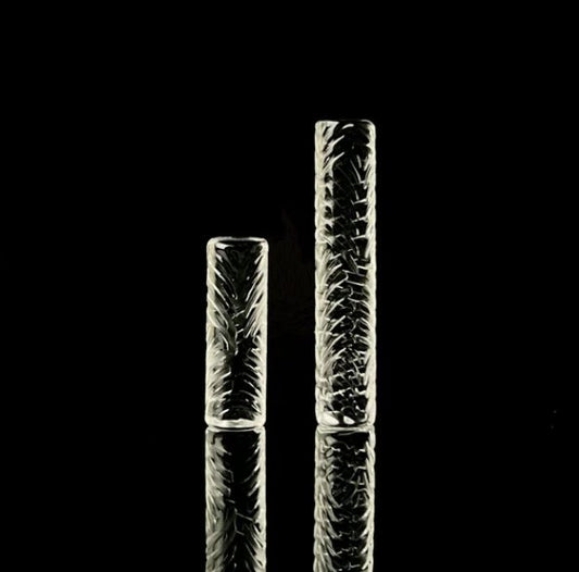 Campfire Quartz Solid Quartz Pillars Engraved - Glassets