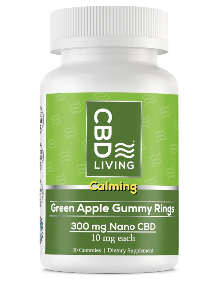 CBD Living 300mg Nano CBD Gummy Rings - Glassets