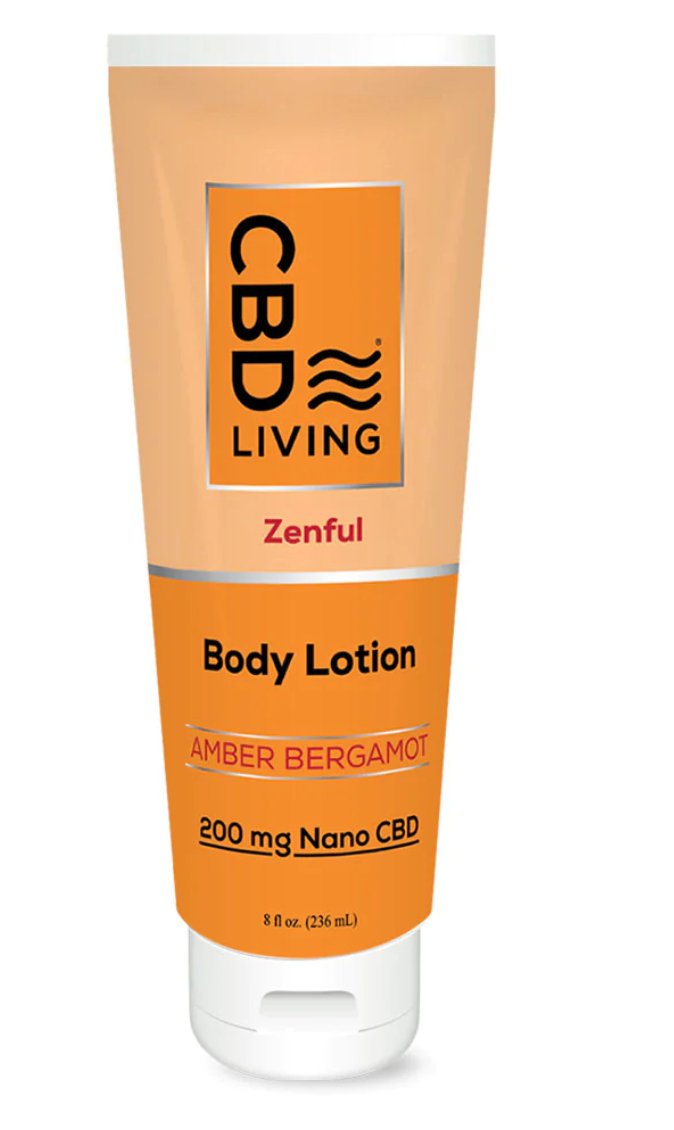 CBD Living Body Lotion 200mg Nano CBD - Glassets