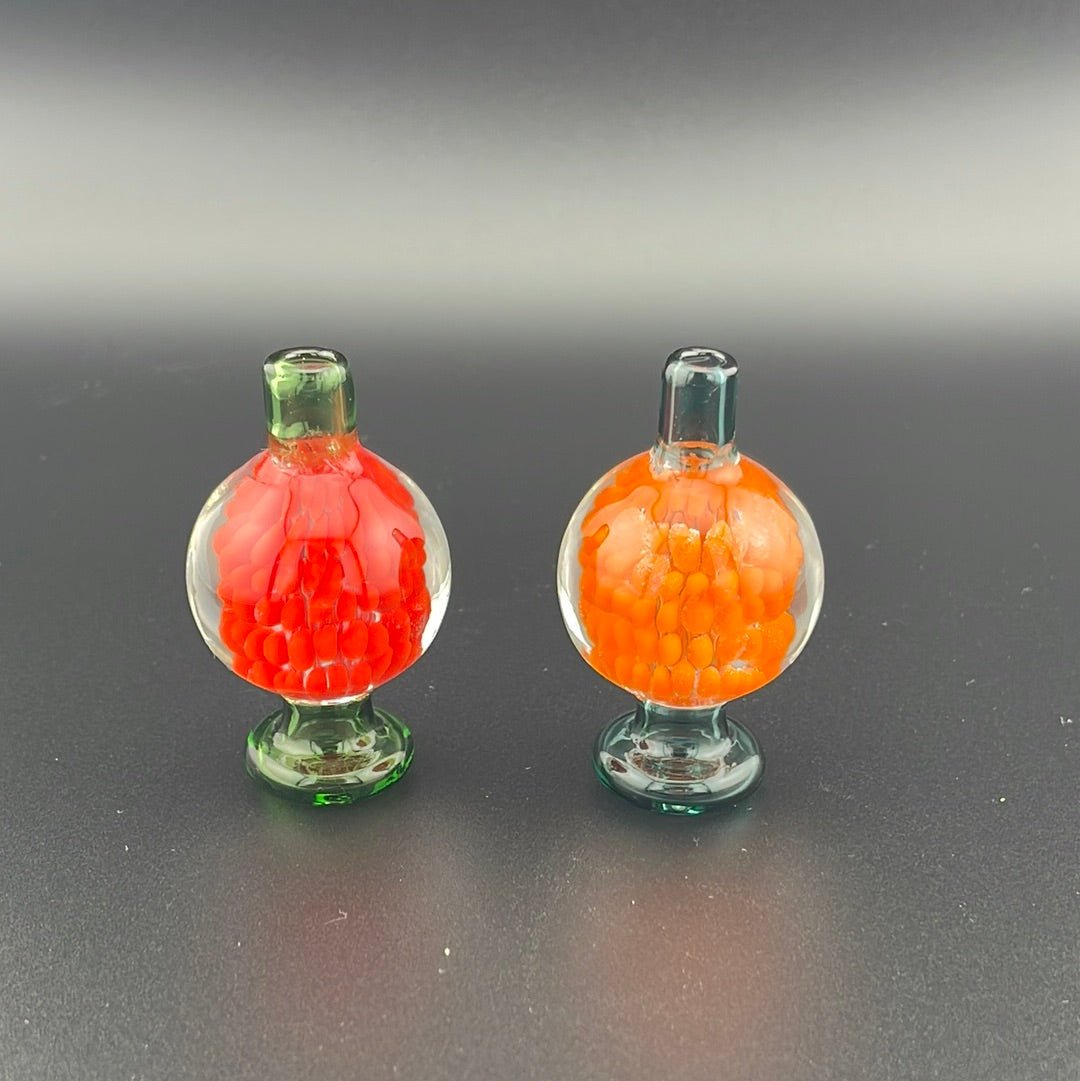 Encore Glass Poison Spot Colored Bubble Cap - Glassets