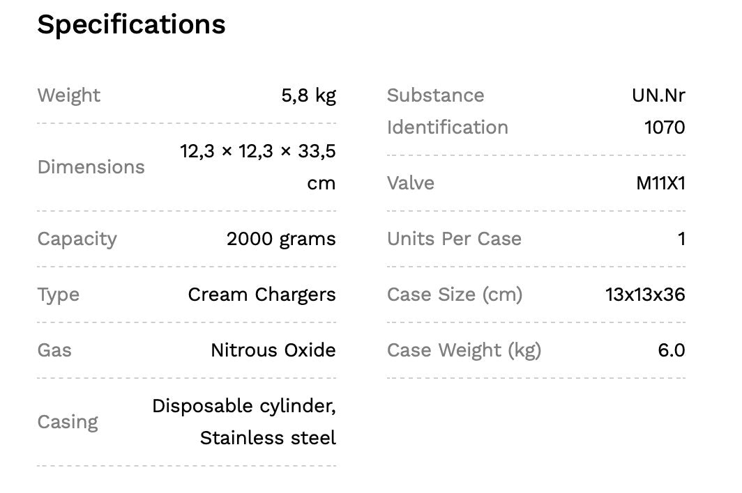 Exotic Whip 2000g - Glassets