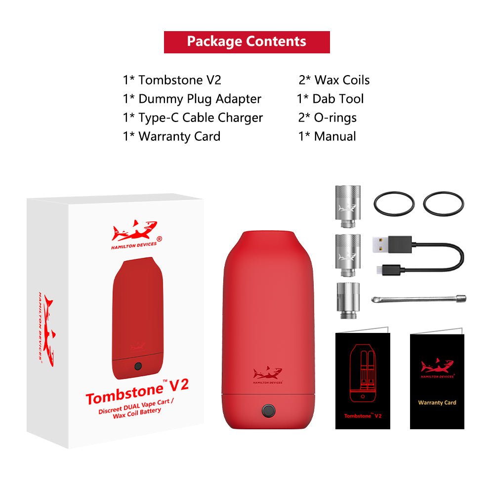 Hamilton Devices Tombstone V2 dual cart battery - Glassets