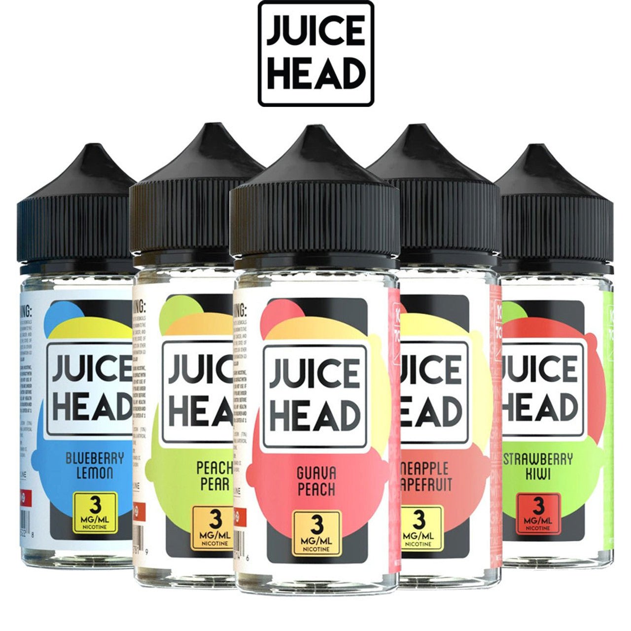 Juice Head 100ml 3mg - Glassets