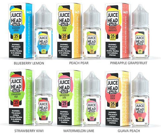 Juice Head Salt Nic 25mg - Glassets