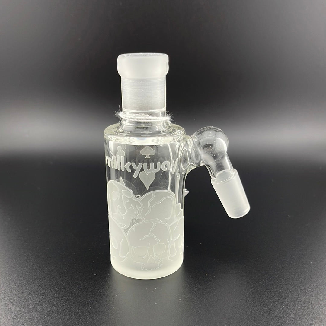 Milkyway Glass Clear Dry Ash Catchers - Glassets