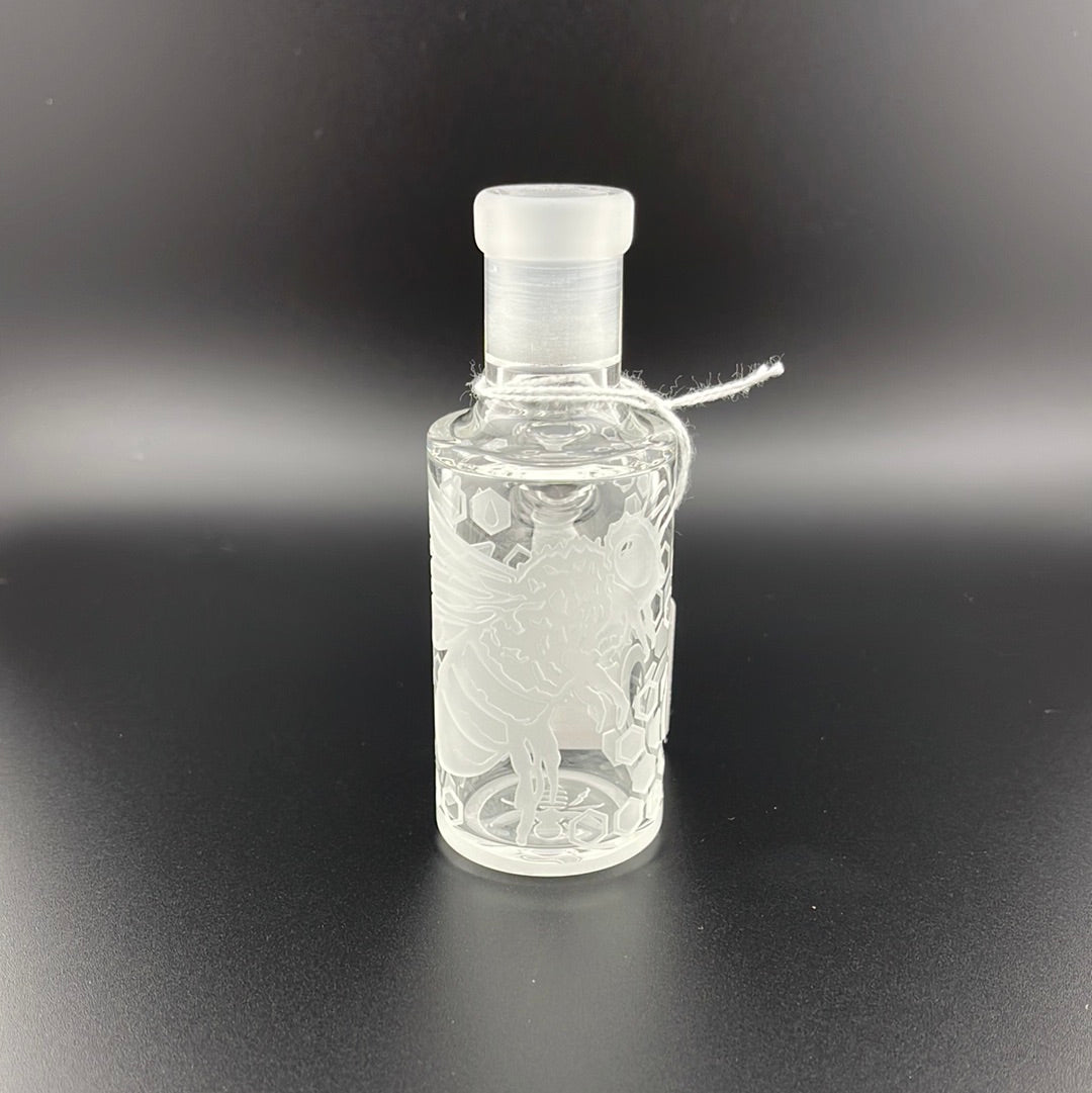 Milkyway Glass Clear Dry Ash Catchers - Glassets