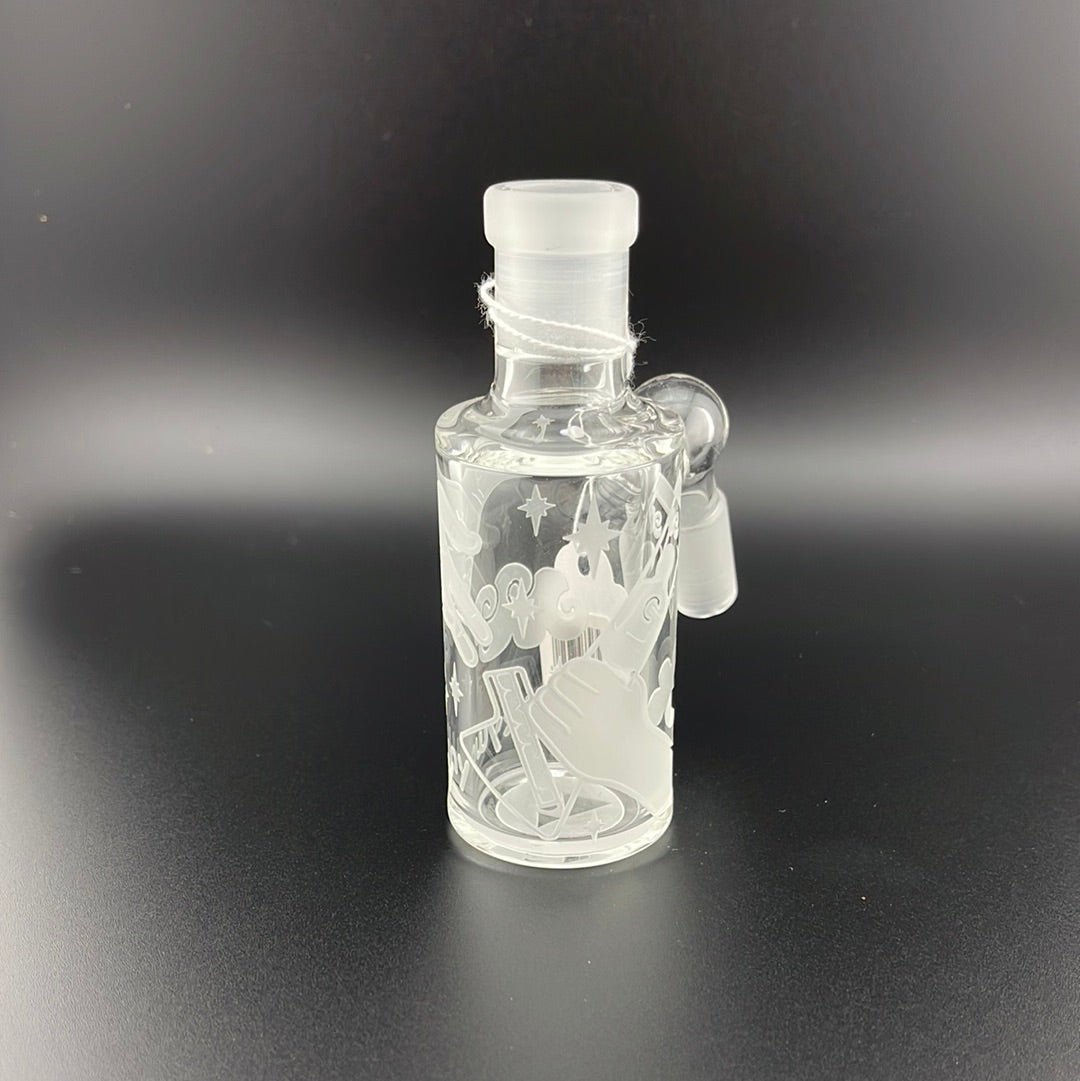 Milkyway Glass Clear Dry Ash Catchers - Glassets